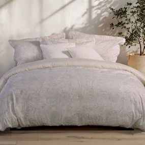 Σεντόνια Lilard Spring (Σετ 4τμχ) Ecru Nef-Nef Homeware King Size 270x280cm 100% Βαμβάκι