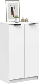 vidaXL Παπουτσοθήκη Λευκή 59x35x100,5 εκ. από Επεξεργασμένο Ξύλο