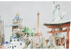 Καμβάς DKD Home Decor Καμβάς Ξύλο MDF 90 x 2 x 30 cm