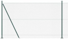 vidaXL Στύλος Περιφράξεων Πράσινο 10 x 1,6 μ (40 x 40 mm πλέγμα)