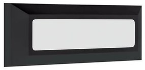 Απλίκα Φωτιστικό Τοίχου LED 4W 3CCT IP65 Slim Pro Eurolamp-145-52071-Μαύρο 145-52071
