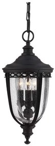 Κρεμαστό Φωτιστικό Οροφής 3xE14 Φανάρι 47cm IP44 English Bridle Elstead Lighting-FE-EB8-M-BLK-Μαύρο FE-EB8-M-BLK