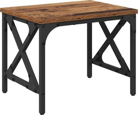 vidaXL Σταντ Εκτυπωτή Παλαιωμένο ξύλο 40 x 30 x 31 εκ
