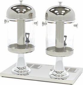 Drinks Dispenser - 2 x 8L - Central Cooling Tube - Works Without Power