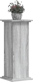 vidaXL Βάσεις Φυτών Γκρι Sonoma 33x33x80 εκ. Επεξεργασμένο Ξύλο