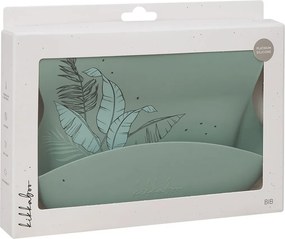 Σαλιάρα Σιλικόνης 6+ Μηνών (23.5x23.5) Kikka Boo Flora Sage