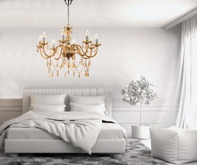 Φωτιστικό οροφής InLight 5314-8 Πολύφωτο-Μελί