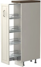 Επιδαπέδιο ντουλάπι ψηλό Toscana K14-30-1KZ-Ivory - 30.00Χ60.00Χ148.00cm