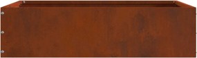 vidaXL Περίγραμμα γκαζόν Σκ rusty 50 x 50 x 13 εκ