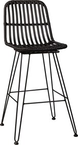 Σκαμπό Cocoon Black 46 x 54 x 107