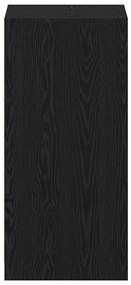 vidaXL Ντουλάπι με ράφι Μαύρη δρυς 41 x 48 x 102 εκ Επεξεργασμένο ξύλο