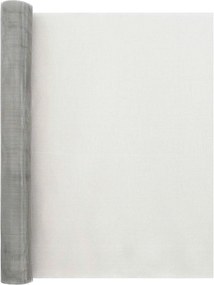 vidaXL Πλέγμα Οθόνης 20 mesh 60 x 2000 cm Ανοξείδωτο Ατσάλι 201 Ασημί