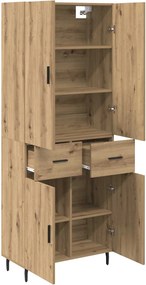 vidaXL Highboard 2 τμχ. Artisan Oak 69,5 x 34 x 180 εκ.