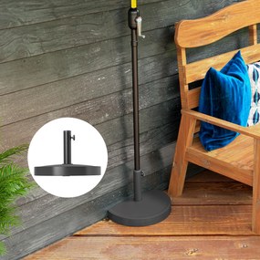 Βάση ομπρέλας από σκυρόδεμα, βάση ομπρέλας μισής στρογγυλής, βάση ομπρέλας, βάρος ομπρέλας για ομπρέλα 32/38/48mm