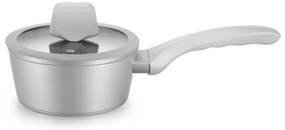 Σετ μαγειρικά σκεύη Royalty Line T010-Silver, 10 τμχ, Επίστρωση μαρμάρου, Επαγωγή, Ασήμι
