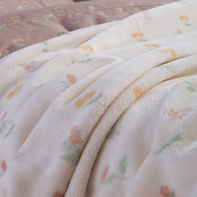 Κουβέρτα Fleece Υπέρδιπλη (240x220) Nef-Nef Homeware Violan Ecru