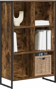 vidaXL Βιβλιοθήκη Καπνιστό Δρύς 99.5 x 30 x 108.5 εκ