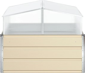 vidaXL Γλάστρα Ελεφαντόδοντο 100 x 100 x 77 cm Επικαλυμμένος Χάλυβας