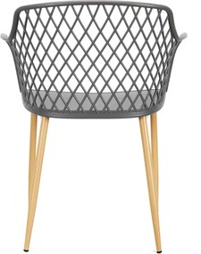 ΚΑΡΈΚΛΕΣ &amp; ΠΟΛΥΘΡΌΝΕΣ ΚΉΠΟΥ MALAGA GREY OUTDOOR CHAIR HDO2240F