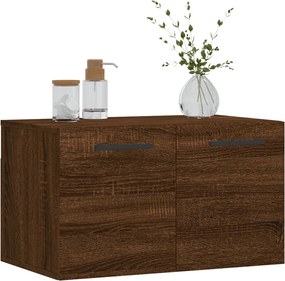 vidaXL Ντουλάπι Τοίχου Καφέ Δρυς 60x36,5x35 εκ. Επεξεργασμένο Ξύλο