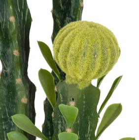 GloboStar® Artificial Garden CEREUS JAMACARU CACTUS 20193 Τεχνητό Διακοσμητικό Φυτό Κάκτος Κηρίος Υ120cm