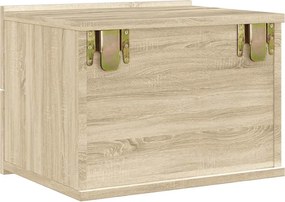 vidaXL Κομοδίνο Χρώμα Sonoma Δρυς 40 x 30 x 30 εκ. από Μοριοσανίδα