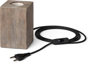 ΦΩΤΙΣΤΙΚΆ ΕΠΙΔΑΠΈΔΙΑ &amp; ΕΠΙΤΡΑΠΈΖΙΑ TABLE LAMP E27 WOOD GREY 15 CM ANNAS COLLECTION