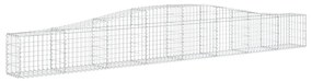 vidaXL Συρματοκιβώτια Τοξωτά 5 τεμ. 400x30x40/60 εκ. Γαλβαν. Ατσάλι