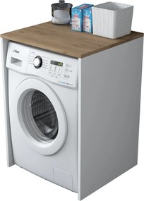 Ντουλάπι Πλυντηρίου Καρυδί / Λευκό FECEO 65x60x91.8