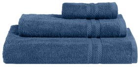 Πετσέτα AVELA DENIM BLUE Μπλε Σετ πετσέτες 3 τεμαχίων (30 x 50 + 50 x 90 + 80 x 150 εκ.) MADI