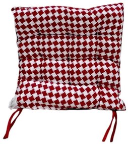 Μαξιλάρι καρέκλας 40x40cm   Κόκκινο