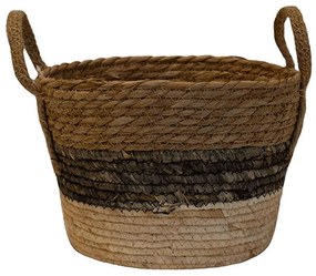 Καλάθι Ψάθινο 00.06.61130 Φ25x19cm Multi Mat