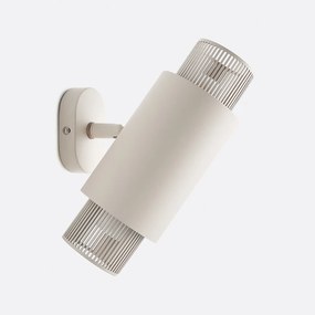 Διπλή απλίκα, από μέταλλο και οπαλίνα, με αρθρωτό βραχίονα, LEILA,