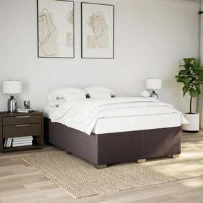 ΚΡΕΒΑΤΙ BOXSPRING ΜΕ ΣΤΡΩΜΑ ΣΚΟΥΡΟ ΚΑΦΕ 140X190 ΕΚ. ΥΦΑΣΜΑΤΙΝΟ 3285133