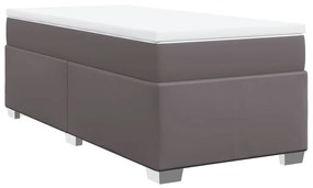 ΚΡΕΒΑΤΙ BOXSPRING ΜΕ ΣΤΡΩΜΑ ΓΚΡΙ 90X200 ΕΚ. ΑΠΟ ΣΥΝΘΕΤΙΚΟ ΔΕΡΜΑ 3285195