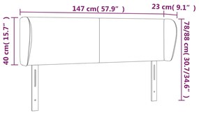 ΚΕΦΑΛΑΡΙ ΜΕ ΠΤΕΡΥΓΙΑ ΛΕΥΚΟ 147 X 23 X 78/88 ΕΚ. ΣΥΝΘΕΤΙΚΟ ΔΕΡΜΑ 3116955