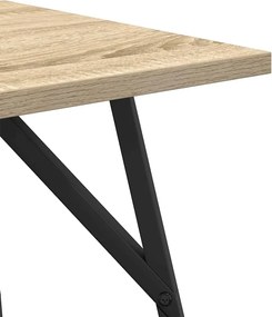 vidaXL Σετ βοηθητικά τραπεζάκια 2 pcs Σονομα δρυς και Μαύρο