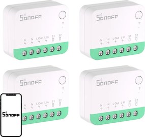 SONOFF MINIR4M (Extreme) Matter Switch, συσκευασία 4 τεμαχίων