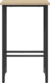 vidaXL Μπαρ σκαμπό 2 τμχ. Sonoma Δρυς 40 x 32 x 64 εκ