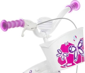 Flappy 12 Inch 21 cm Girls Fixed Gear White/Pink