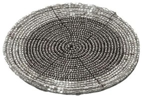Σουβέρ YRA116K6 10cm Silver Espiel Polyester,Metal