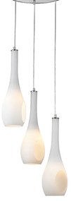 Φωτιστικό Κρεμαστο Aca DLA5203A CAVE Λευκό (White)