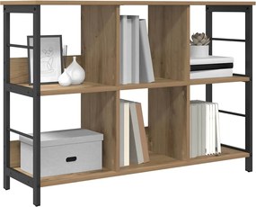 vidaXL Ράφι Βιβλίων 6 επιπέδων 102 x 32 x 72,5 εκ. Επεξεργασμένο ξύλο