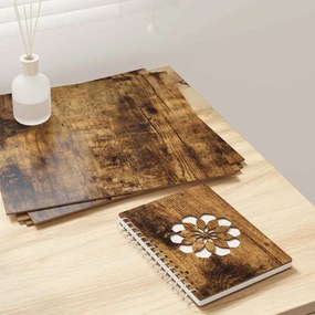 vidaXL Πίνακες Διακόσμησης 50 pcs Καπνιστή δρυς 30 x 30 x 0.3 εκ