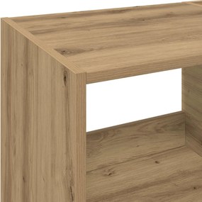 vidaXL Βάση πικάπ Artisan Δρυς 82 x 39,5 x 82,5 εκ Επεξεργασμένο Ξύλο
