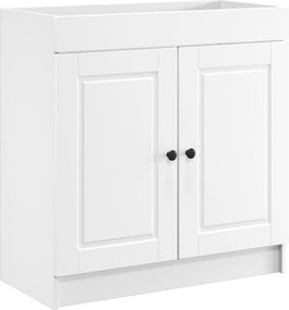 vidaXL Σετ Επίπλων Μπάνιου Λευκό 78,5 x 37,5 x 81 εκ