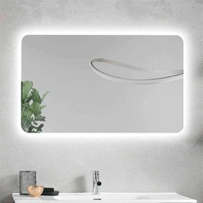 Καθρέπτης Με Φωτισμό Led Darla 120x60cm 18W 4000K Clear Bluelife Γυαλί