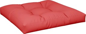 vidaXL Μαξιλάρια Παλέτας 2 τεμ. Κόκκινα Υφασμάτινα