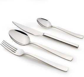 Μαχαιροπίρουνα Deniz (Σετ 24Τμχ) 960DYN1704 Silver Hermia 24 τμχ Stainless Steel