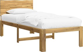 vidaXL Μονό Κρεβάτι με Κεφαλάρι ROSTOCK Λευκό 90 x 190 cm